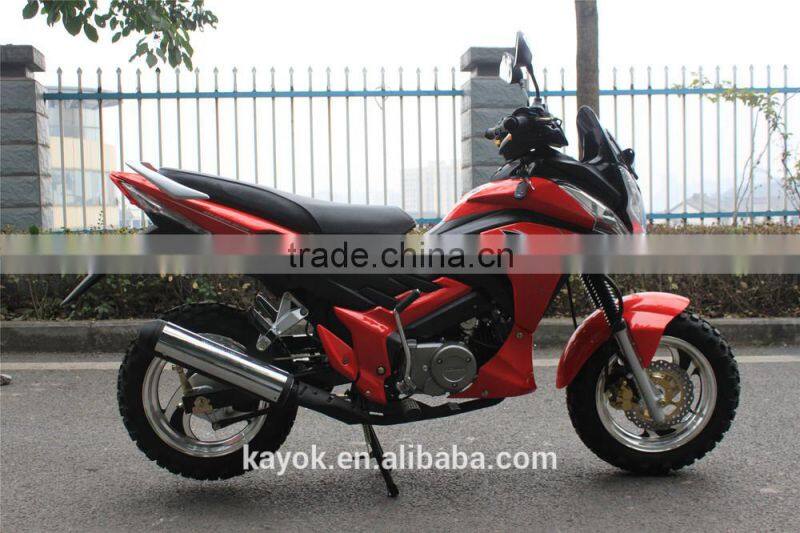 Motorcycle Chinese Motorcycles Gas/Diesel Moped With Pedals Motorcycles For Sale KM125-CP