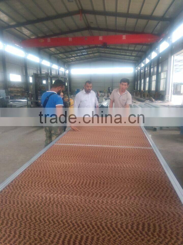 High quality 6.4m multi-span agricultural plastic greenhouses for hot sale