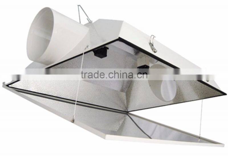 Hydroponics Air Cooled Aluminum Grow Light Reflector/ Cool Reflector Greenhouse/hydroponic Double Ended Hood