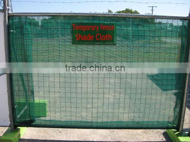 Hdpe shade cloth for temp fence