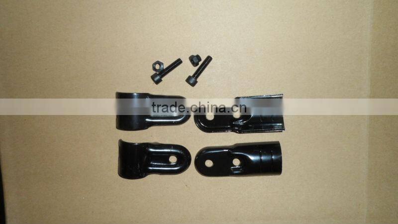 black 2 way variable angle pipe joint