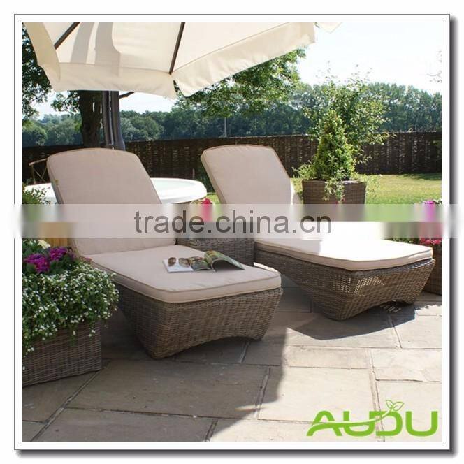 Audu Folding Rattan Winchester 3pc Sunlounger Set