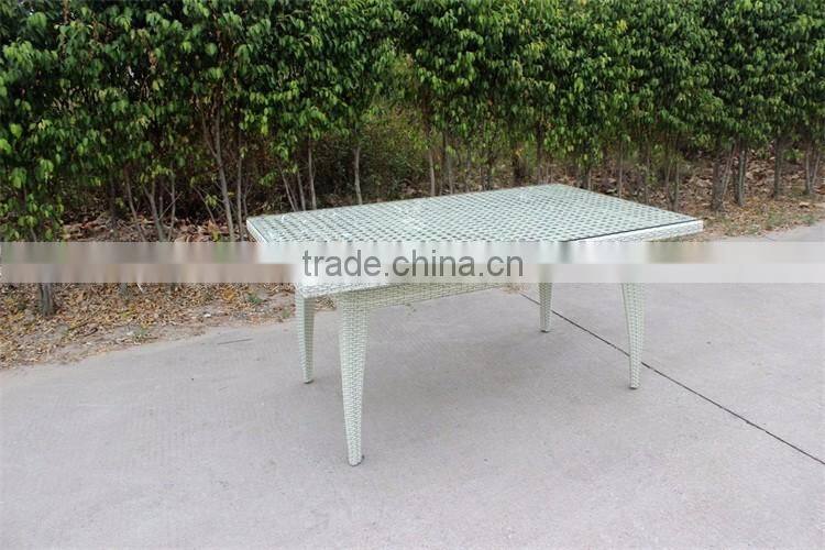 Wicker outdoor dining furniture