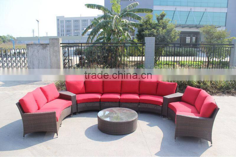 Hot sale modern design outdoor furniture sectional sofa