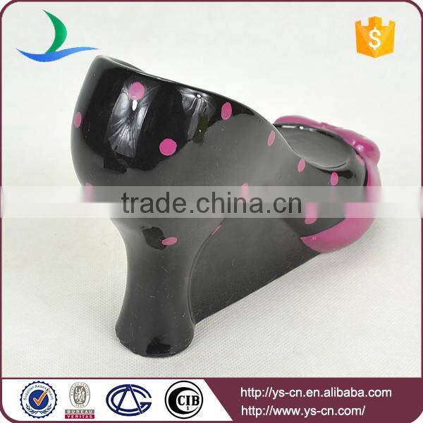 Special Design Of High Heel Shoe Shape Ceramic Money Bank