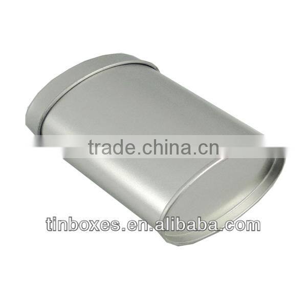 oval metal tin box(E303)