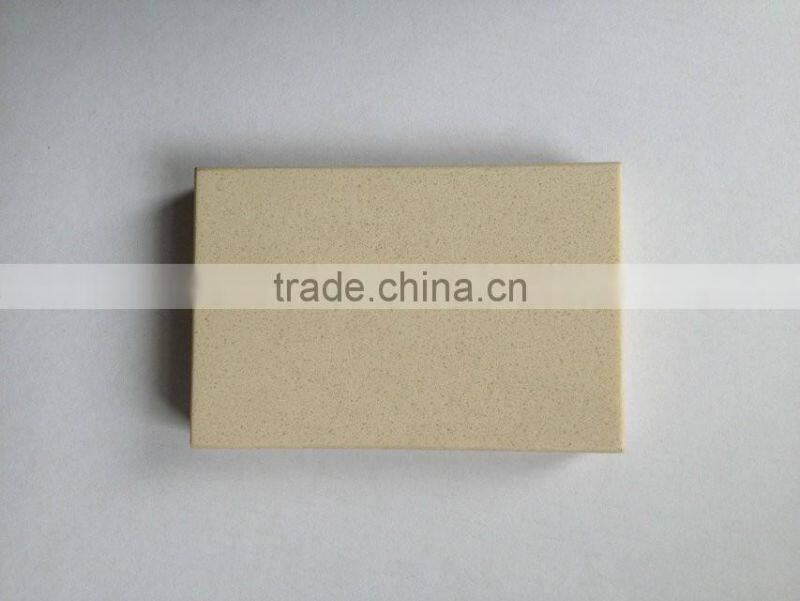 Cheap cream artificial quartz stone with high quality for sale