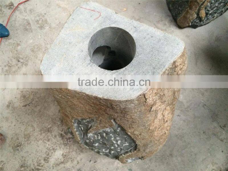 Natural pedestal sink pedestal basin grass granite
