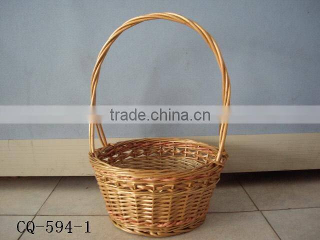 small cheap lined willow wicker shopping basket wicker egg basket