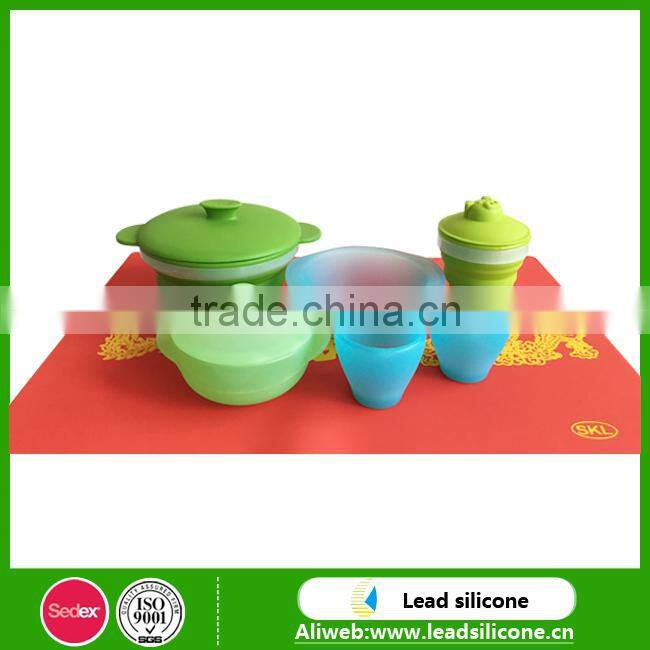 New Arrival Food-grade Traditional China Style Table Hot Mat Silicone Table Mat