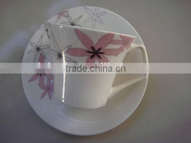 FINE PORCELAIN CUPS AND SAUCERS