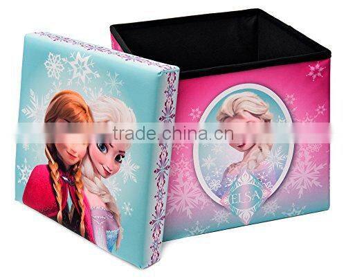 Disney Audited Factory Disney Foldable Storage Ottoman, Frozen