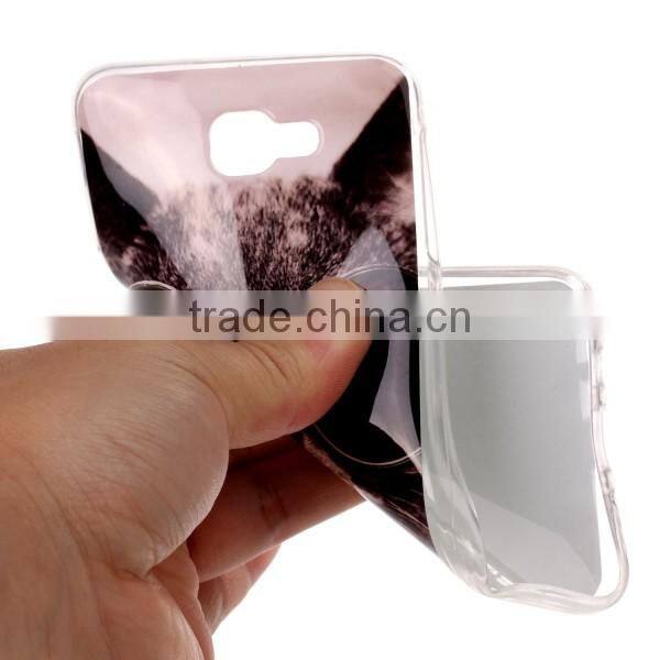 Fashion Ultra Transparent Soft With IMD Cartoon Pattern TPU Phone Case For Samsung J5 Prime