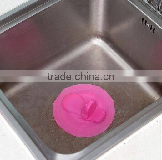 Hippo Shaped Silicone Floor Drain Ground Leakage Sink Stopper