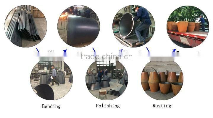 High quality corten steel sculpture