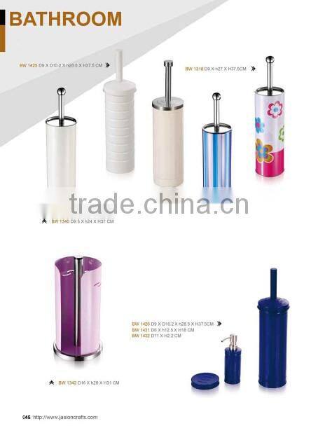 stainless steel bathroom sets accessories toilet brush holder