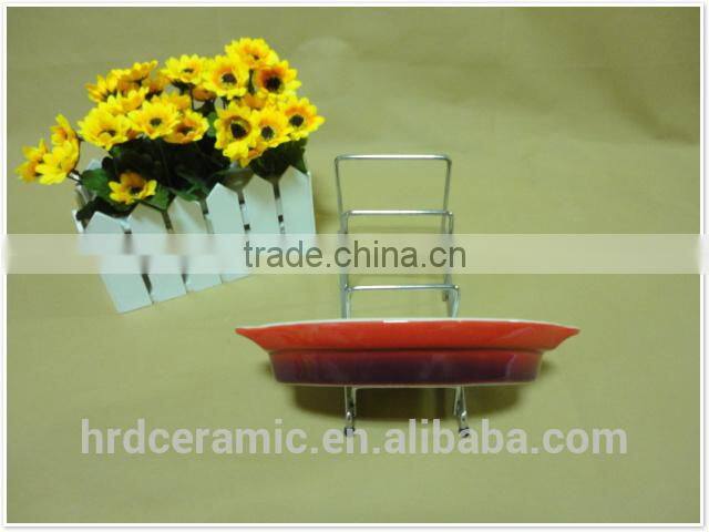 2014 Hot Sale home use porcelain round ceramic cake bakeware