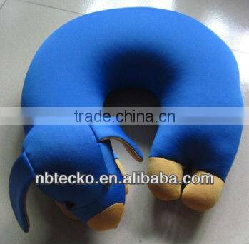 Animal shape microbeads neck pillow// Dog shape neck pillow
