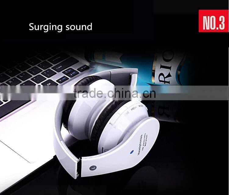 Cheap stereo mp3 wireless headphone ,stereo wireless bluetooth headset, earphone headphone bluetooth with micrphone