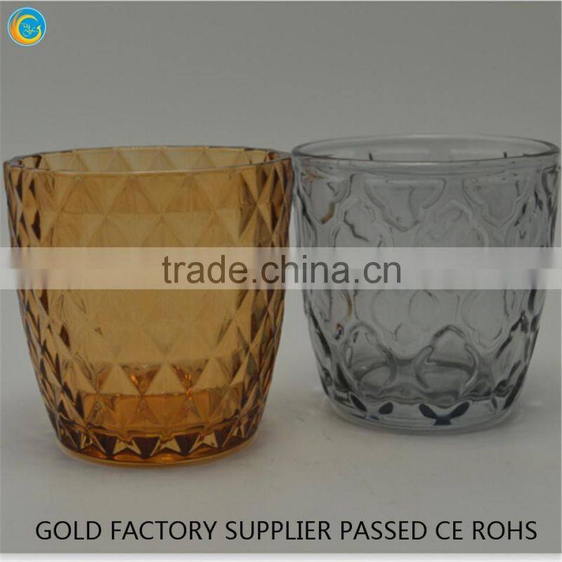 Sprayed yellow light candle lamp warmer candle holders