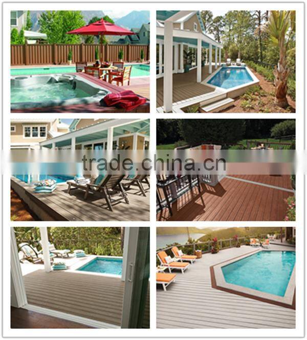 The factory wholesale Recycled wood polymer composite eco-friendly wpc floor