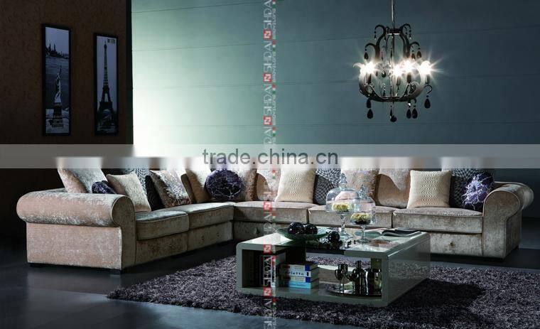 Big L Shape Arab Furniture Living Room Sofa G168-RE