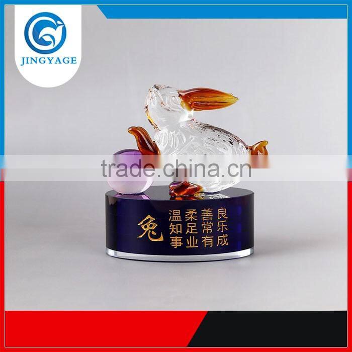 Jingyage personalized Chinese zodiac crystal Monkey clever 3d model souvenir gifts