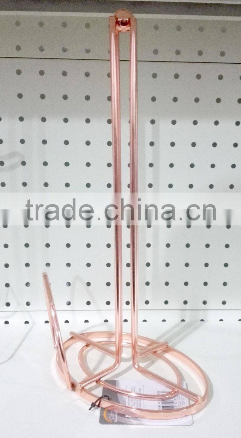 Steel constraction bathroom tissue towel holder