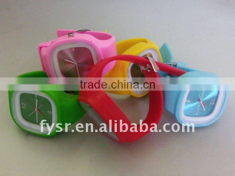 colorful silicone jelly watch silicone jelly watch
