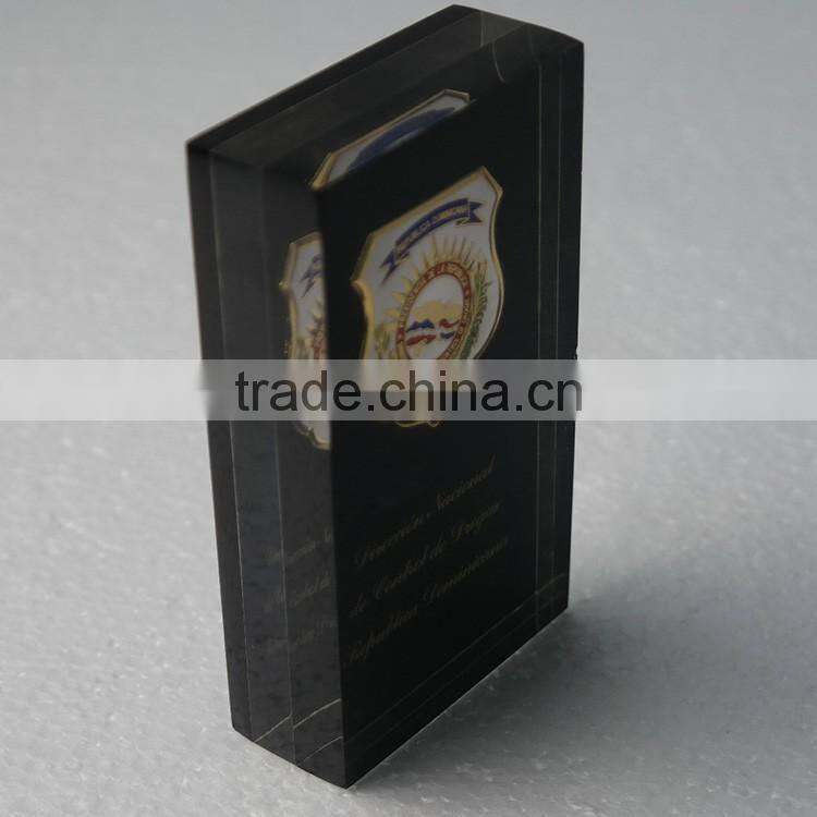 Custom Cylinder Bevel POP acrylic paperweigt