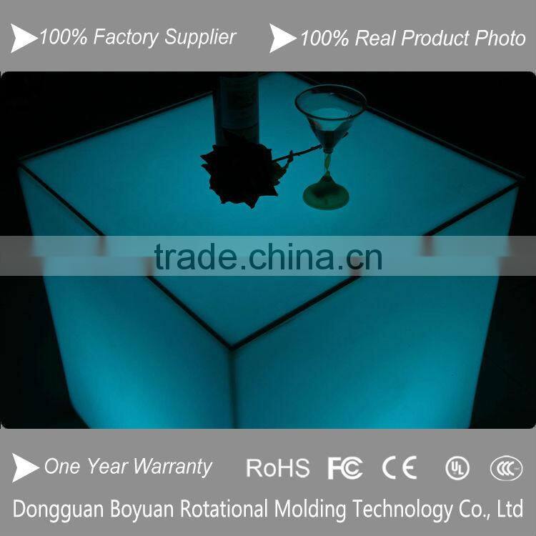 Waterproof 16 color change modern led cube 80cm