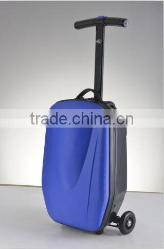 Factory direct sale foldable travel scooter suitcase
