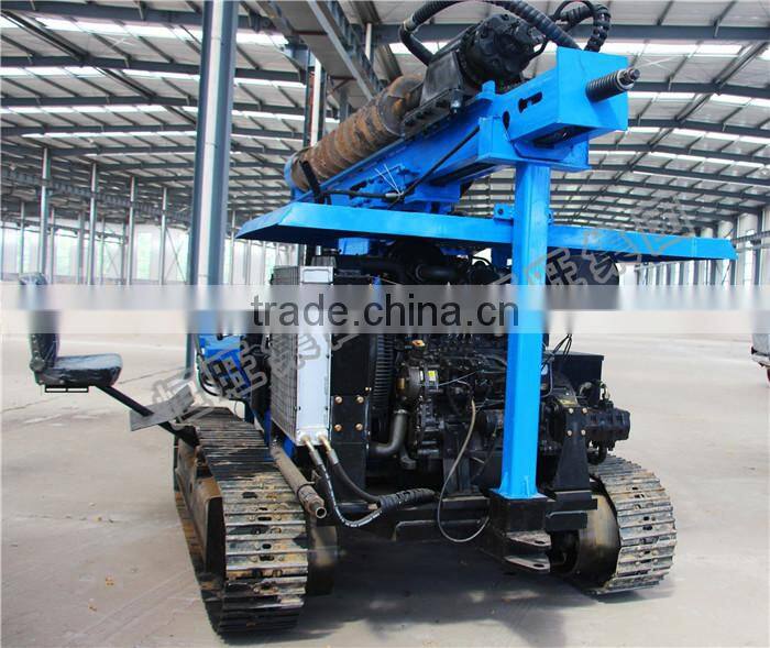 Photovoltaic mounting system installation ground screw solar pile driver