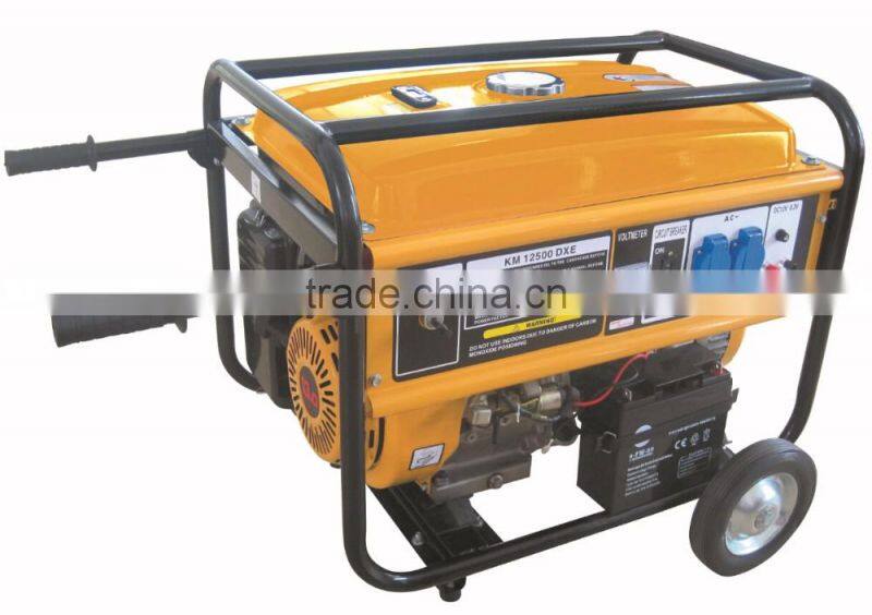 Electric start/Single phase/100% copper wire/gasoline 5kw permanent magnet generator