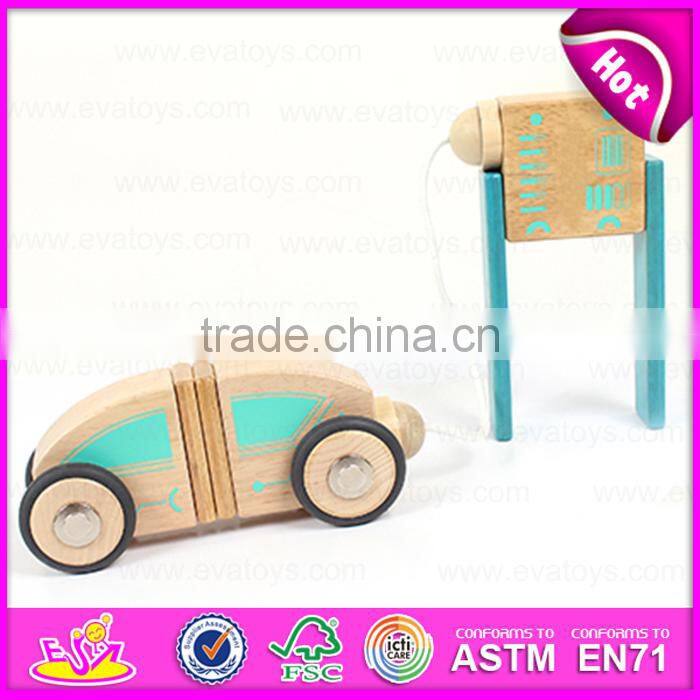 3D Construction set small flexible magic wooden robot,Educational Toy Wooden Robot Kit for children W03B046