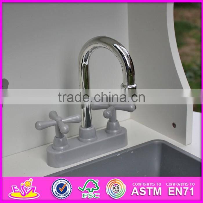 2017 High quality kids wooden pretend play kitchen,popular pretend play kitchen, children toy pretend play kitchen W10C214