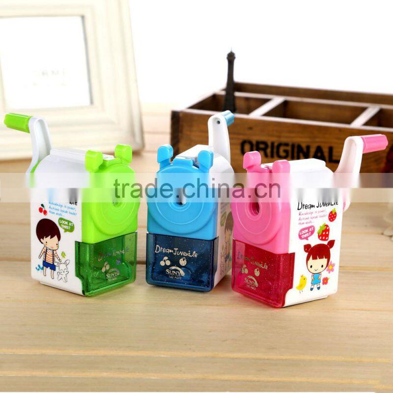 Two hole pencil sharpener