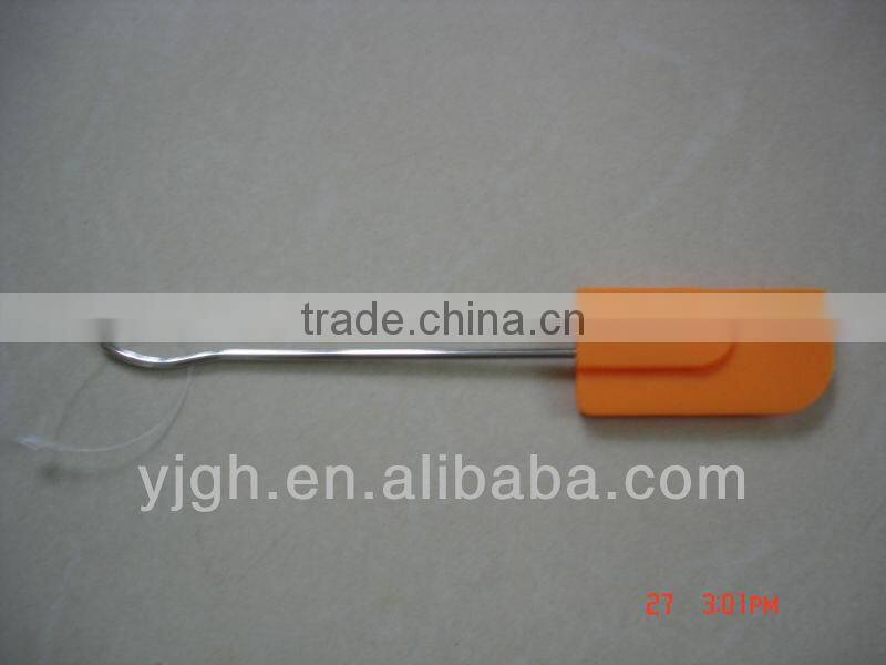 New design silicone kitchen spatula, metal handle