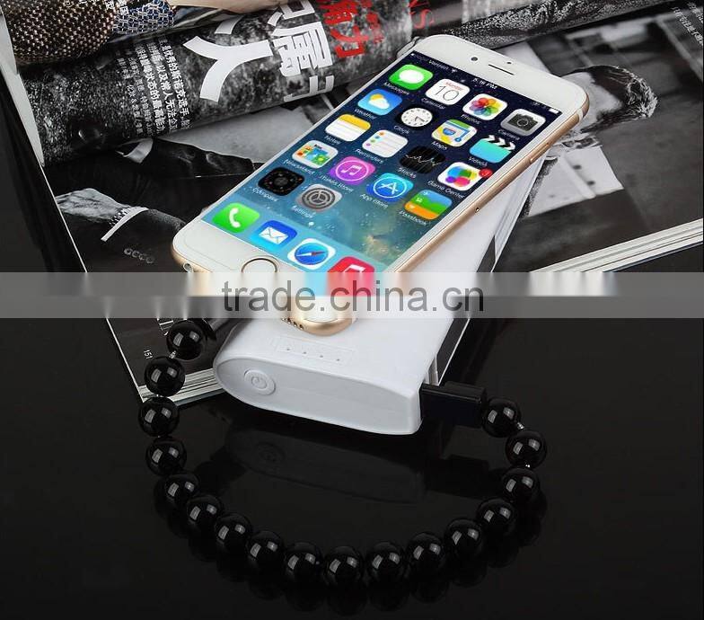USB Beads Shape Bracelet Charging Data Transfer Line For Phone