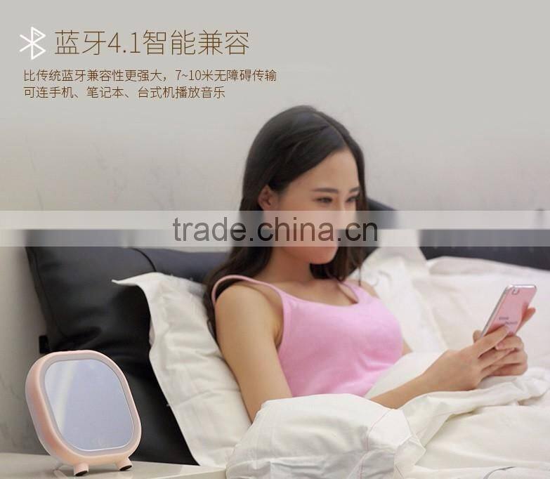 Lighted Makeup Vanity Mirror with Bluetooth Audio Speaker