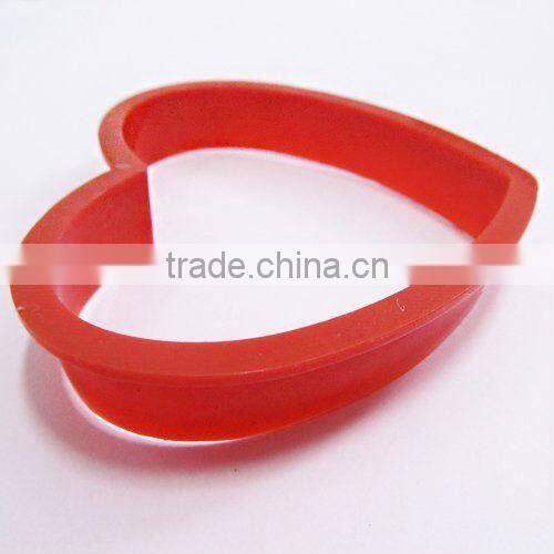 6pcs set cake decoration heart silicone cake cutter mold