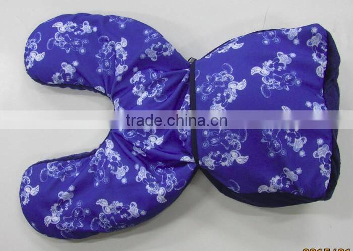 Custom u shape personalized car inflatable memory foam travel neck pillow