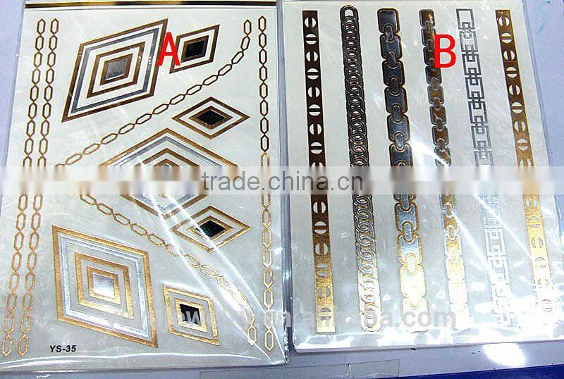 T001-028 Best Tattoo Ink For Cheap Price Tattoo Paper Metallic Removal Tattoo Sticker