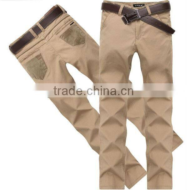 Man's Spring & Summer Solid Bright Color Fashionable Casual Pants