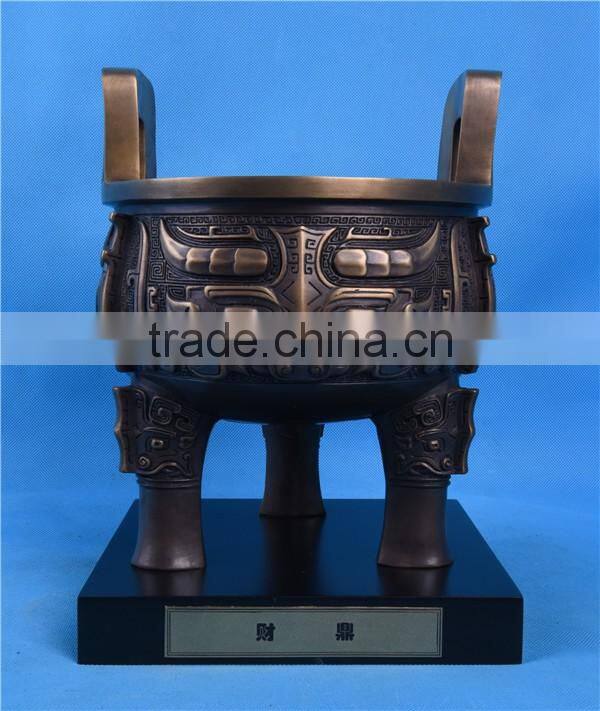 Chinese Classical Bronze tripod small/China bronze artwork tripod/Bronze Decoration Classical
