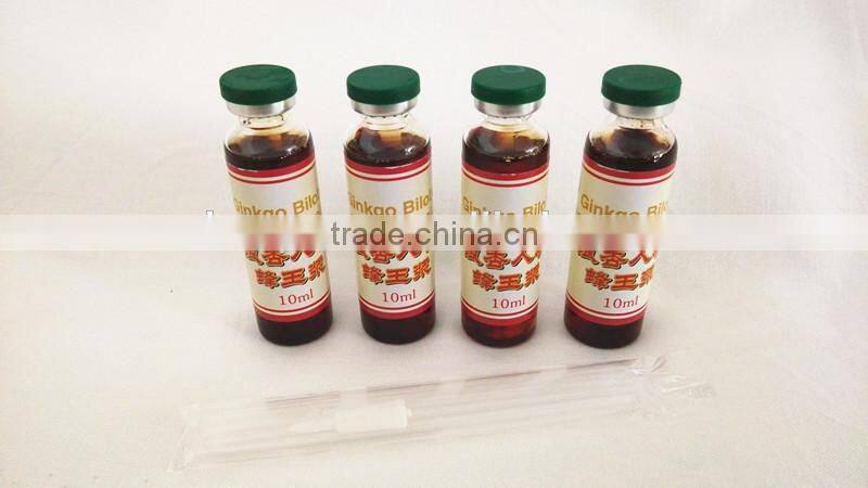 OEM ginkgo biloba ginseng royal jelly, herbal ginseng and ginkgo oral liquid