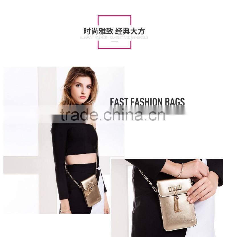 new design fashion cow leather lady shoulder bag