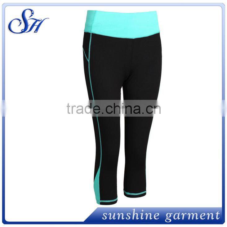 High elastic Quick-drying running fitness pants yoga pants 2017