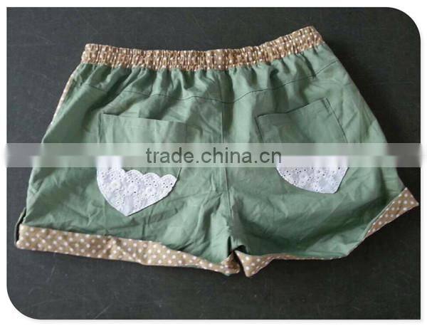 OEM factory canvas lady short pant