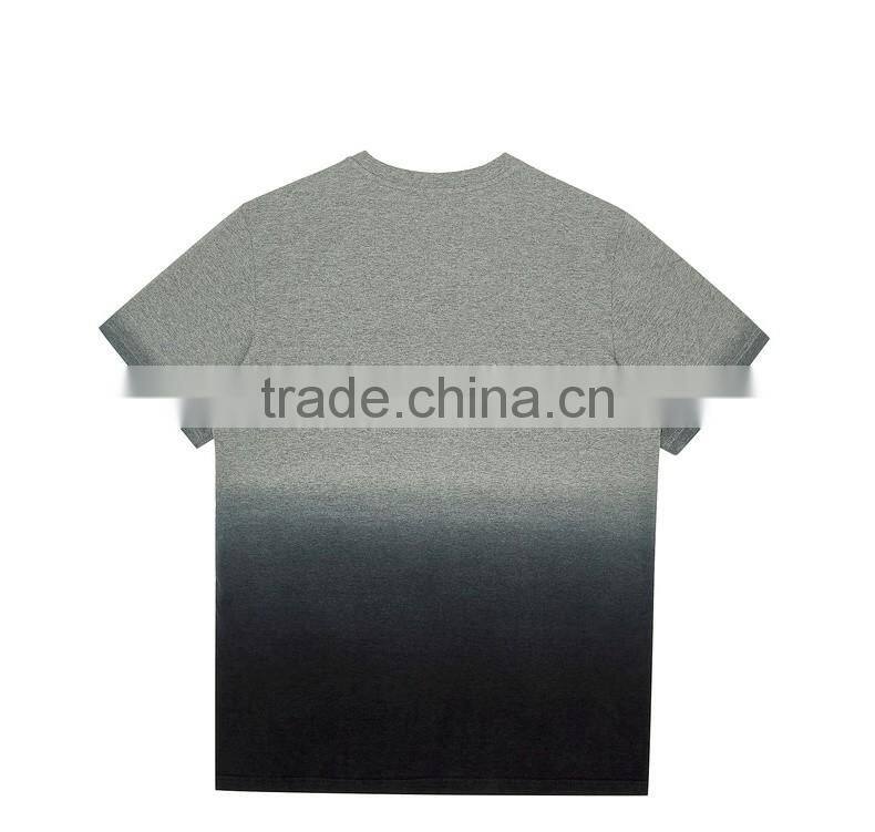 Latest Design Factory Custom O-neck 100% Cotton Short Sleeve Dip Dye t Shirt